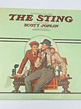 1974 The Sting movie soundtrack MCA 12" vinyl record album LP
